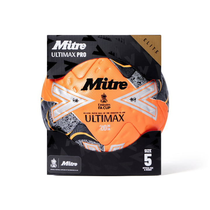 Mitre Ultimax Pro Fluo FA Cup 25/26 Official Match Football