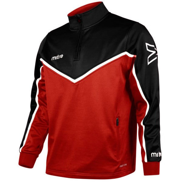 Mitre Primero 1/4 Zip Track Jacket - SCA/BLK