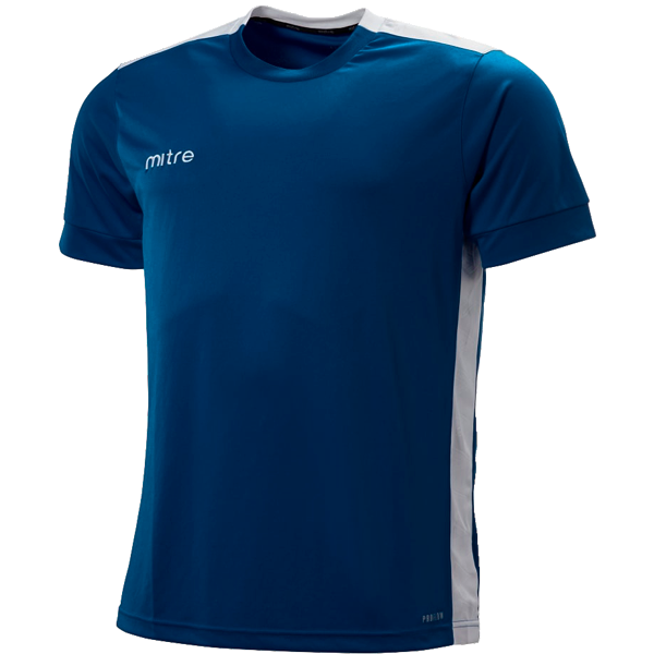 Mitre Charge Jersey - NVY/WHT