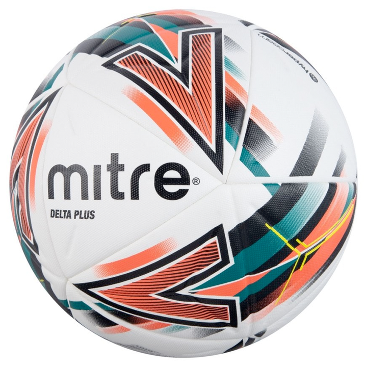 Mitre Delta Plus Football - White/Black/Orange