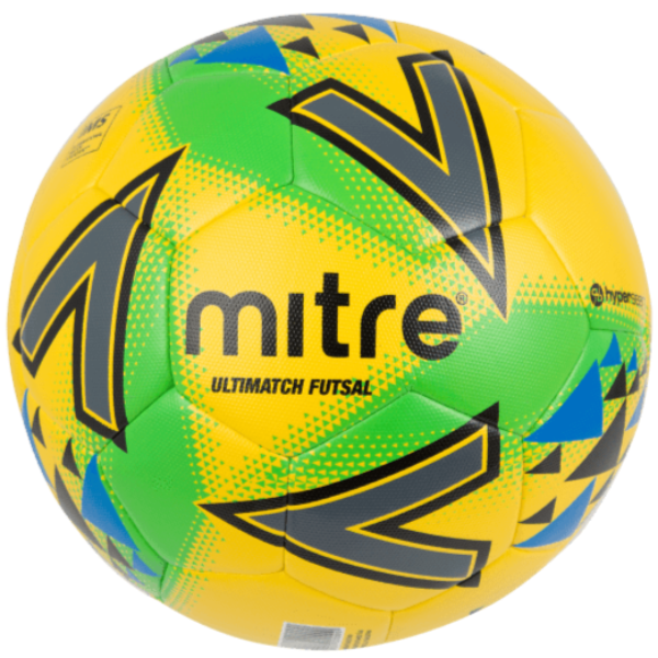 Mitre Ultimatch Futsal Ball - YLW/GRN