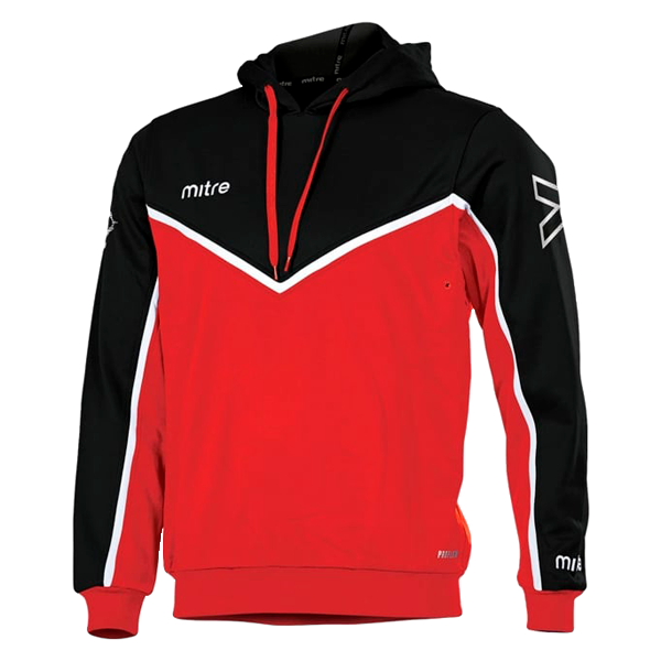 Mitre Primero Hoody - RED/BLK