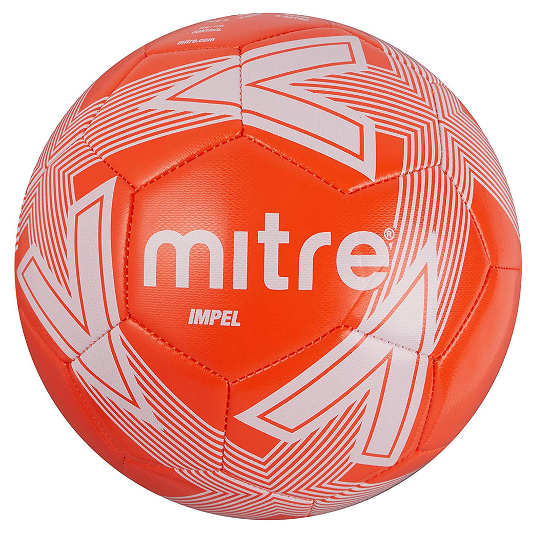 Mitre Impel One Football Orange/White