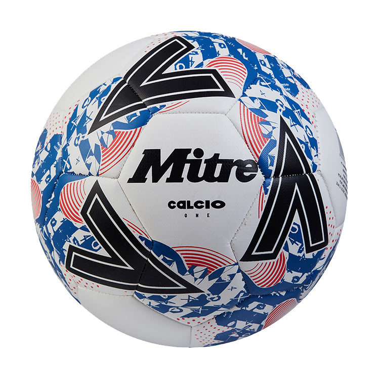 Mitre Calcio 24 Soccer Ball - White/Blue