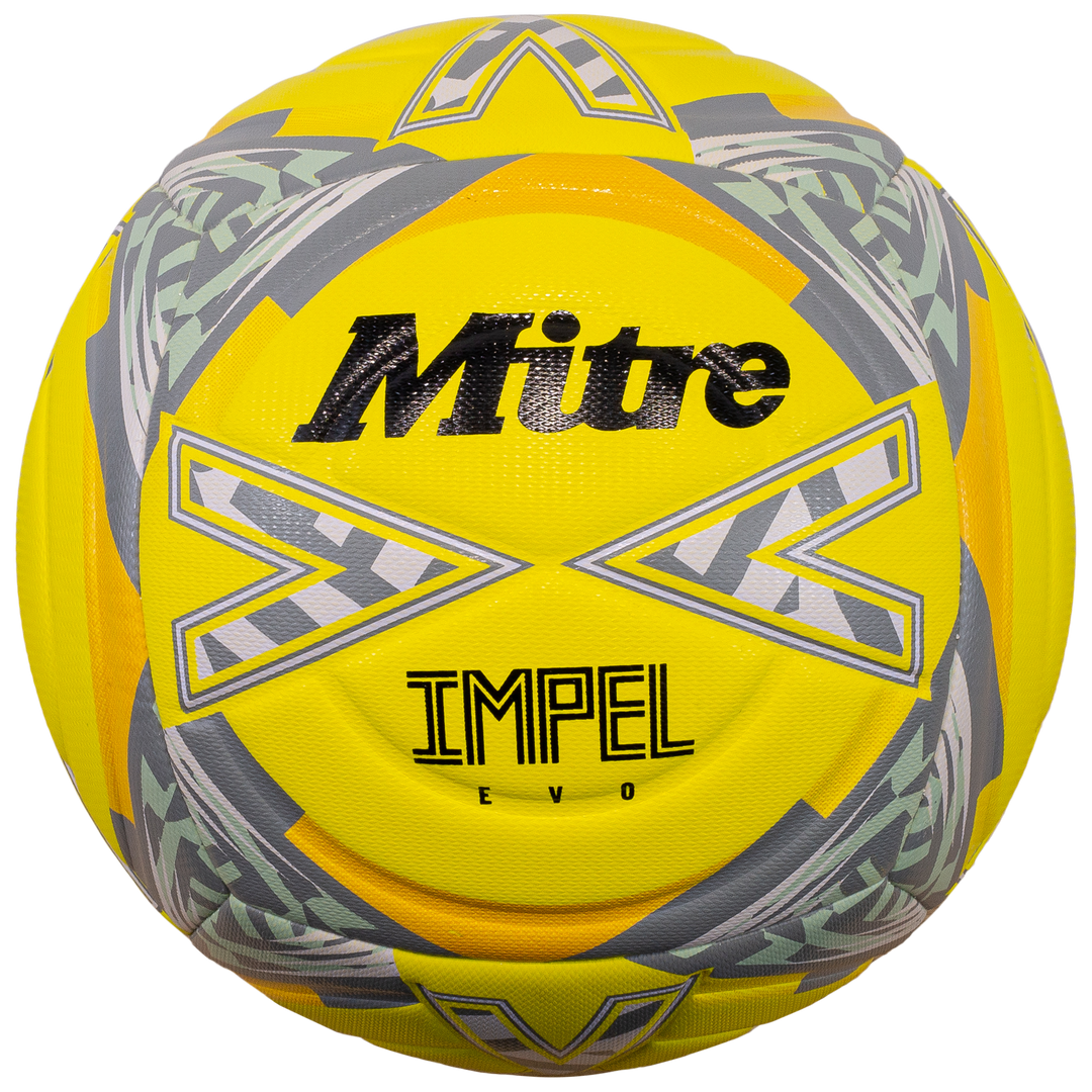 Mitre Impel Evo 24 football - Yellow/Silver/Black