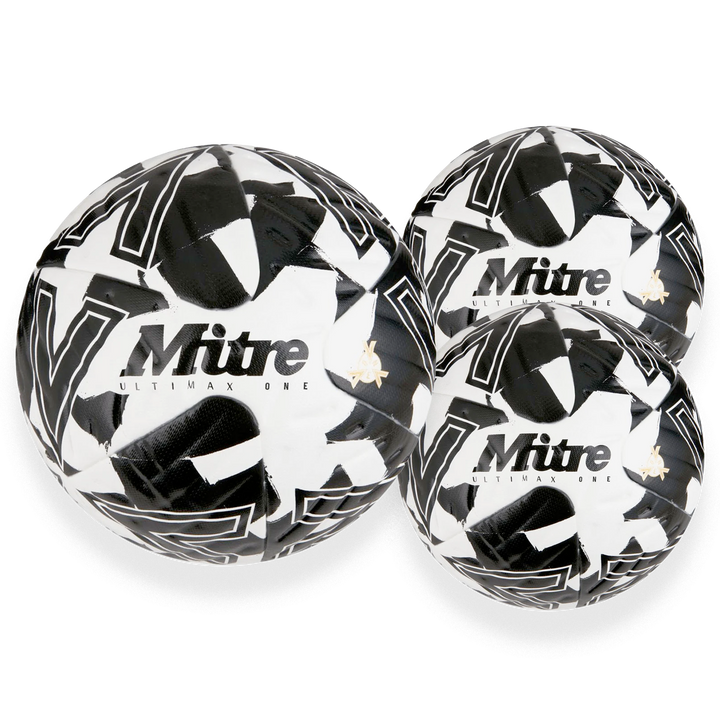 Mitre Ultimax One football - 3 ball pack