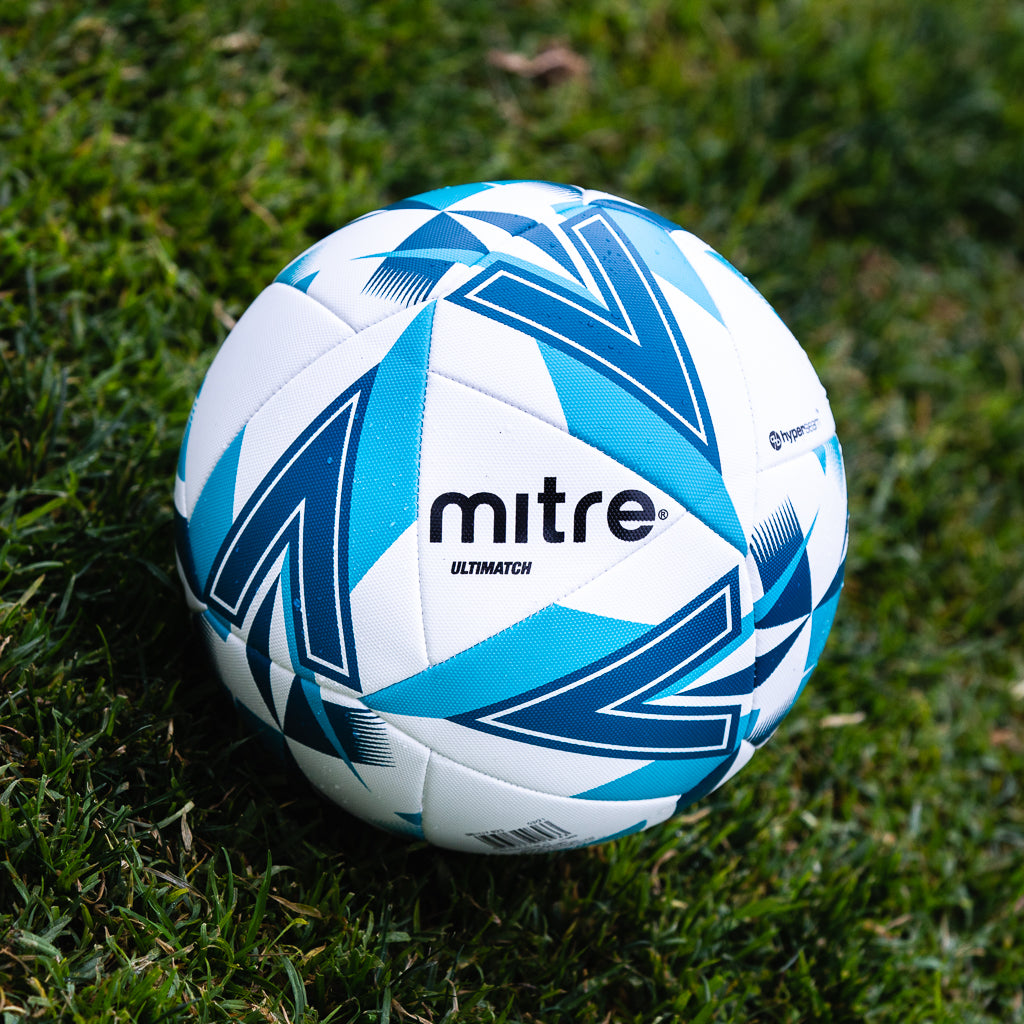 Mitre Ultimatch One Football - White/Blue