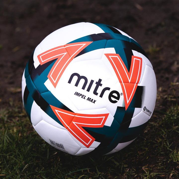 Mitre Impel Max Football White/Orange