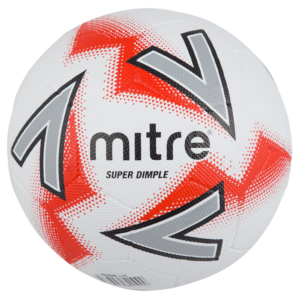 Mitre Super Dimple White/Red