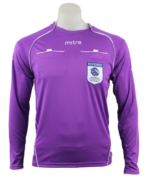 Polyester Football Pink Referee jersey