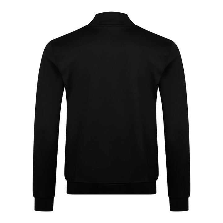 Mitre Edge Poly Quarter Zip Top - BLACK